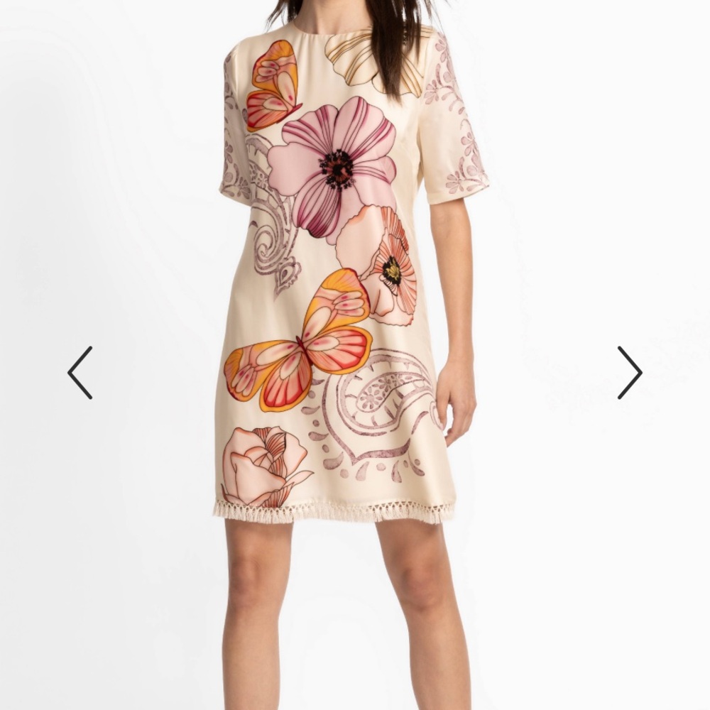 Floral Cream Dress